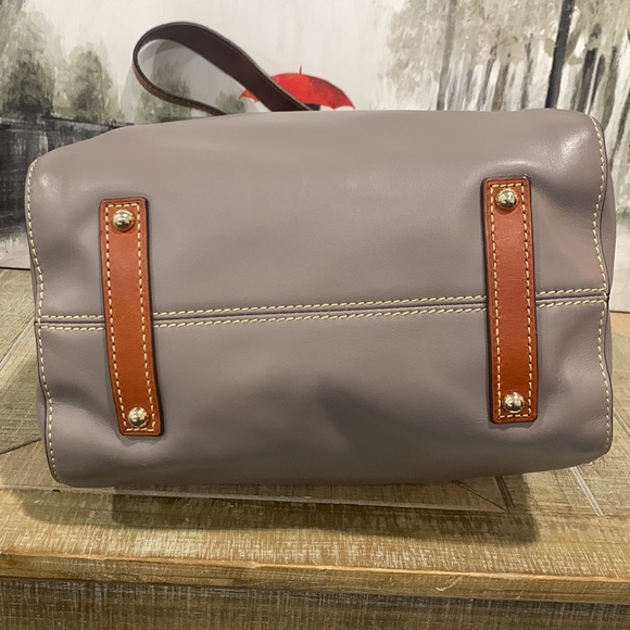 đDooney and Bourke Keegan Smooth Leather Drawstring Bucket Bag - Picture 5 of 16